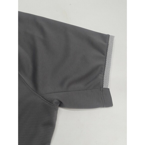 Under Armour Heatgear Polo Shirt Gray Sz 2XL Bees Softball Loose Embriodered - Picture 6 of 11